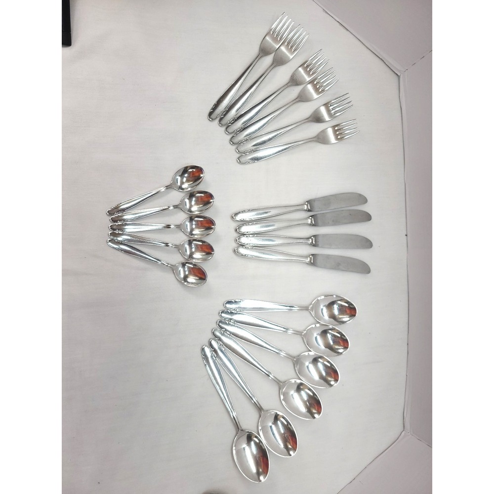 Klingel 90 German Silverplate Flatware Replacement Set 21 Assorted Pieces